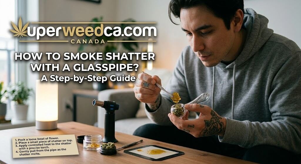 How to Smoke Shatter With a Glass Pipe step by step