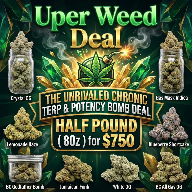 The Unrivaled Chronic Terp & Potency Bomb Deal – Half Pound ( 8Oz ) for $750 photo 2