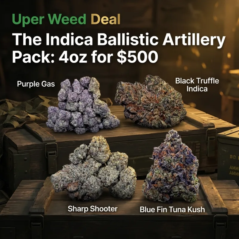 The Indica Ballistic Artillery Pack: 4oz for $500 photo 1