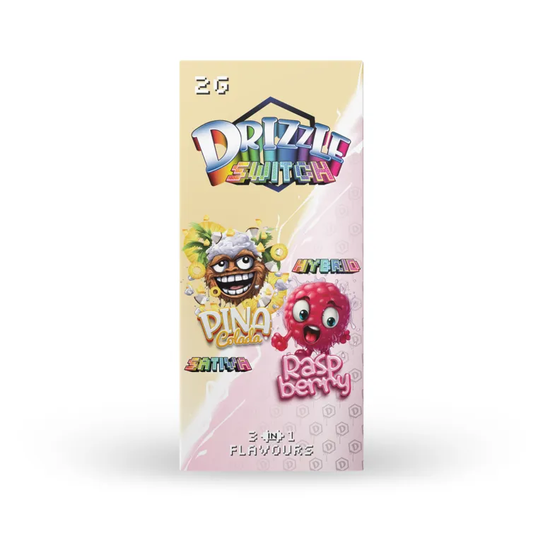 Drizzle 2g Switch Vape 3-in-1 (Pina Colada & Raspberry) photo 1
