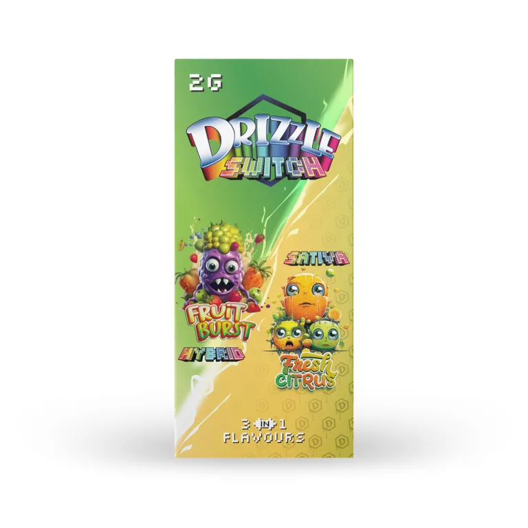 Drizzle 2g Switch Vape 3-in-1 (Fruit Burst & Fresh Citrus) photo 1