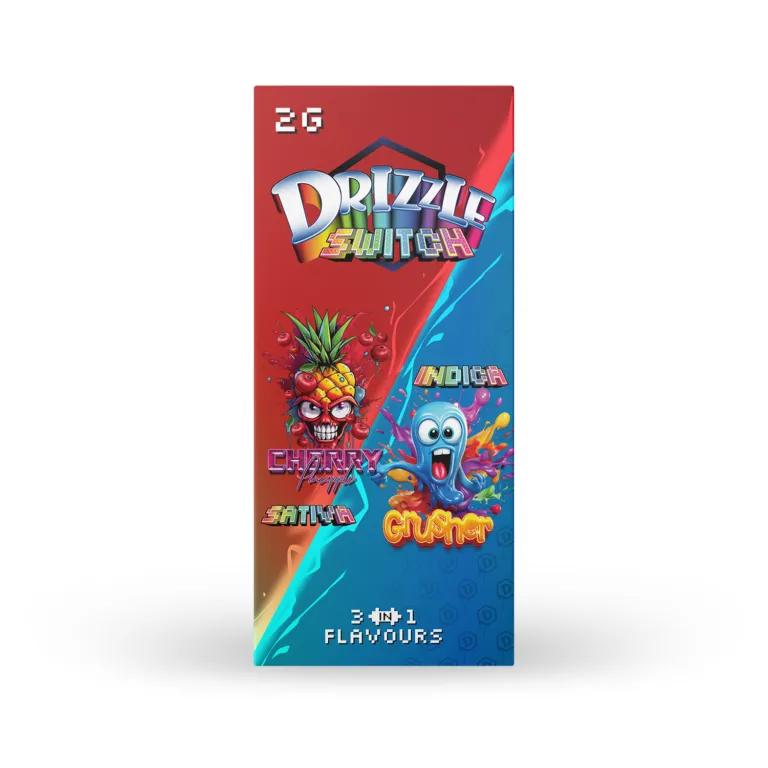 Drizzle 2g Switch Vape 3-in-1 (Cherry Pineapple & Grusher) photo 1