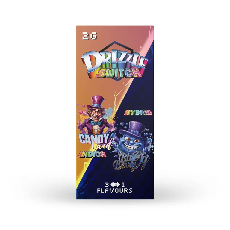Drizzle 2g Switch Vape 3-in-1 (Candy Land & Blueberry OG) photo 1