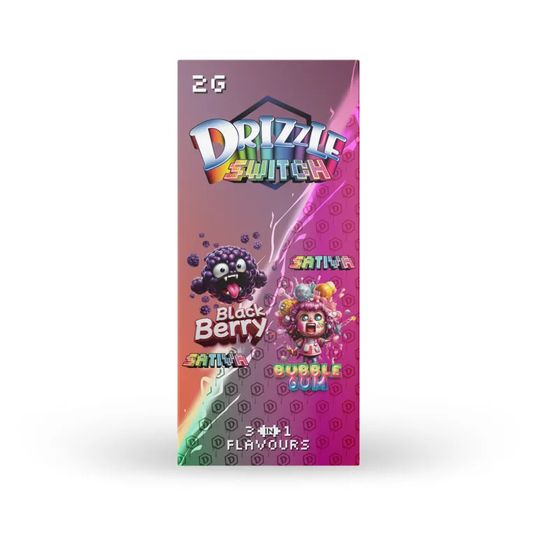 Drizzle 2g Switch Vape 3-in-1 (Blackberry & Bubble Gum) photo 1