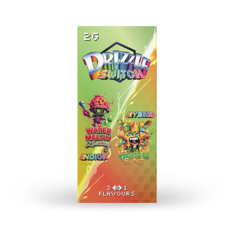 Drizzle 2g Switch Vape 3-in-1 (Watermelon Zkittlez & Tropical Burst) photo 1