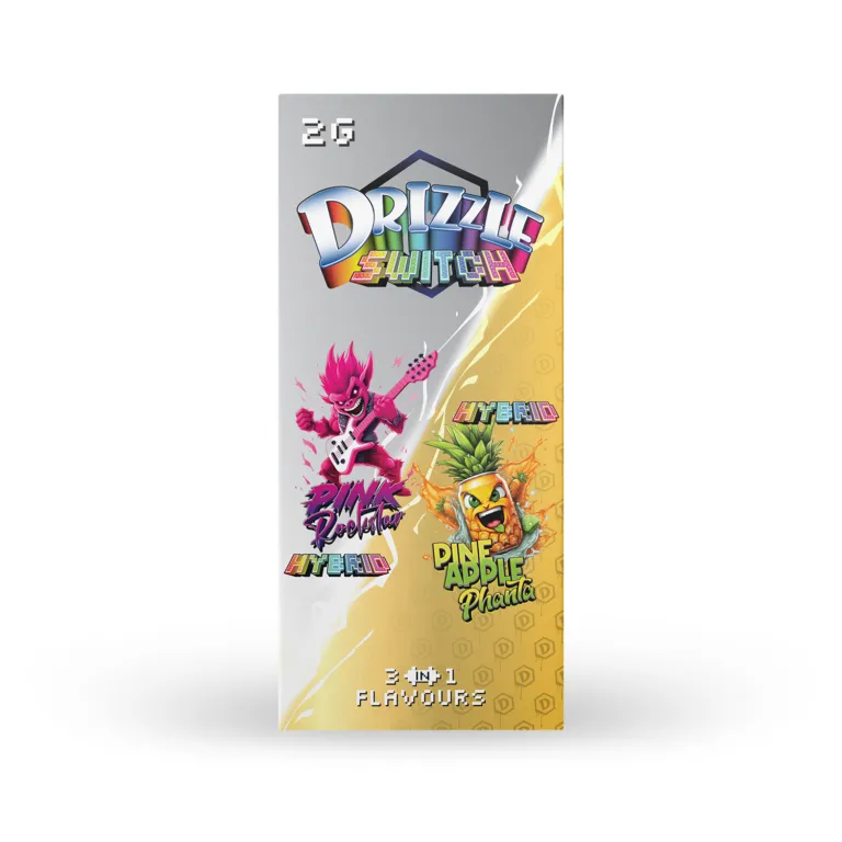 Drizzle 2g Switch Vape 3-in-1 (Pink Rockstar & Pineapple Phanta) photo 1