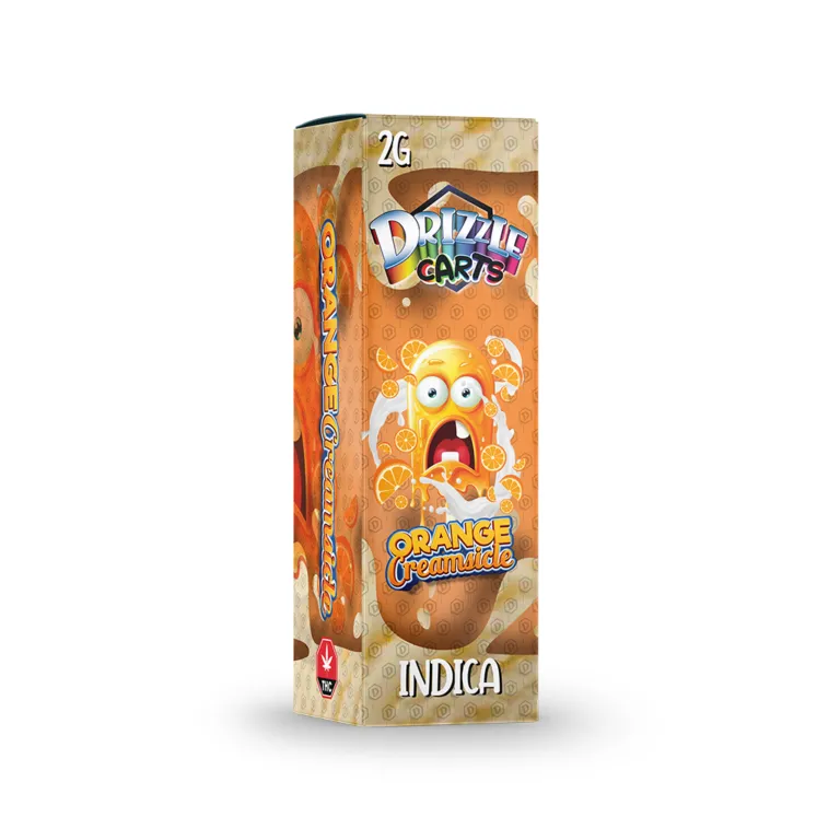 Drizzle 2g Vape Cartridges - Orange Creamsicle