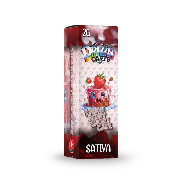 Drizzle 2g Vape Cartridges - Strawberry Short Cake photo 1
