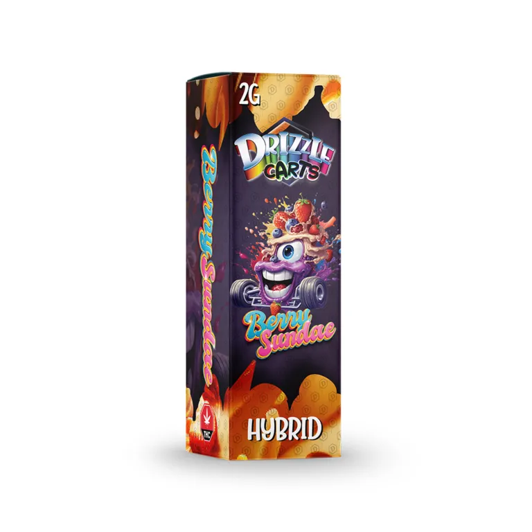 Drizzle 2g Vape Cartridges - Berry Sundae