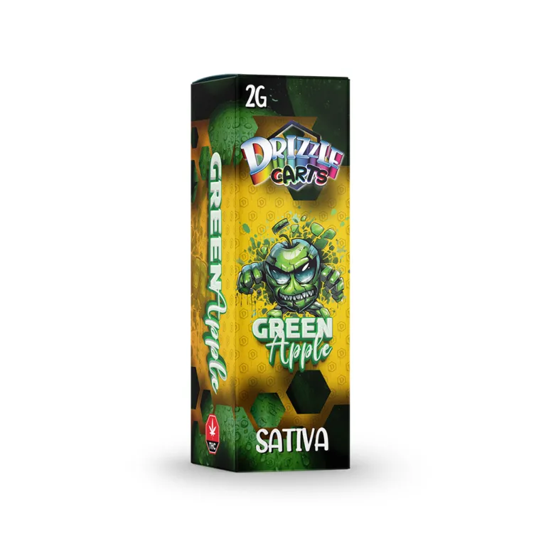 Drizzle 2g Vape Cartridges - Green Apple photo 1
