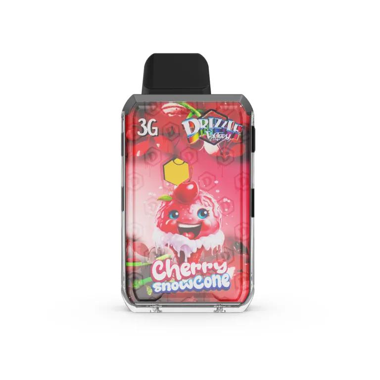 Cherry Snow Cone - Drizzle Factory Vape 3g Premium Disposable Vape photo 1