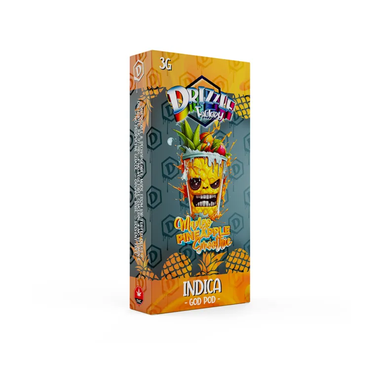 Mango Pineapple Smoothie - Drizzle Factory Vape 3g Premium Disposable Vape photo 2