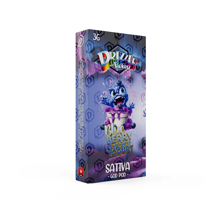 Blueberry Frozen Yogurt - Drizzle Factory Vape 3g Premium Disposable photo 2