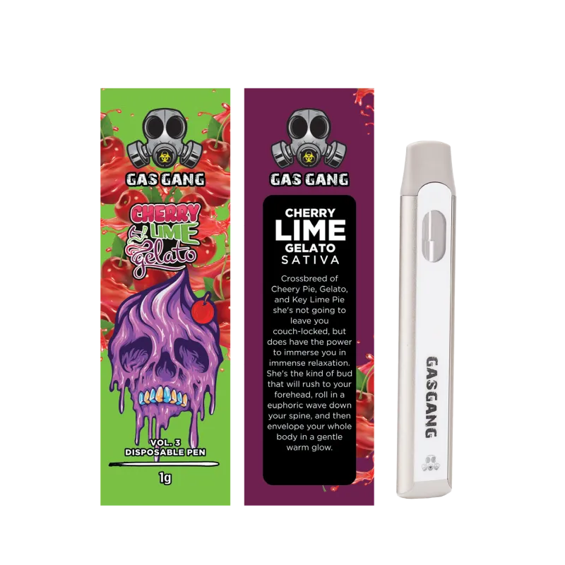 Lemon Lime Gas Gang 1g THC Vape photo 22
