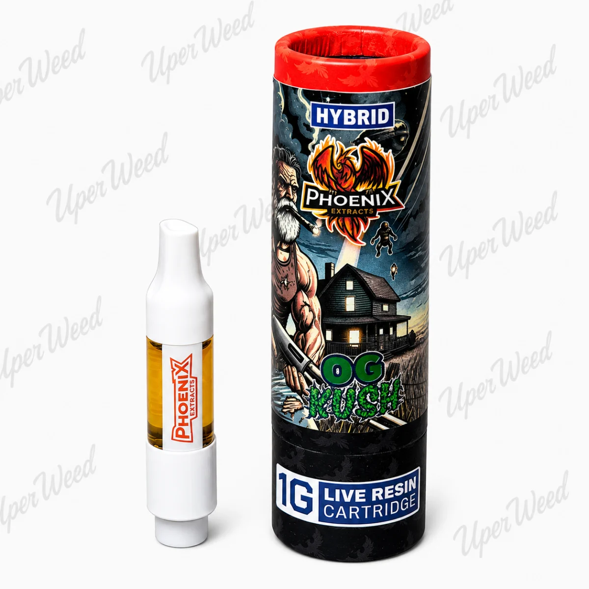 Phoenix Hybrid - OG Kush 1g Live Resin Vape Cartridge photo 1