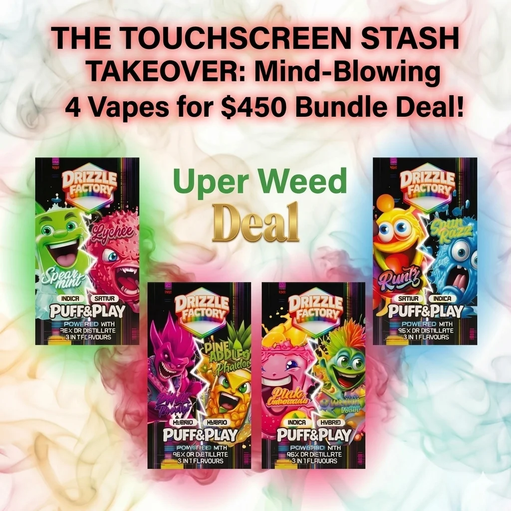 THE TOUCHSCREEN STASH TAKEOVER: Mind-Blowing 4 Vapes for $450 Bundle Deal! photo 1