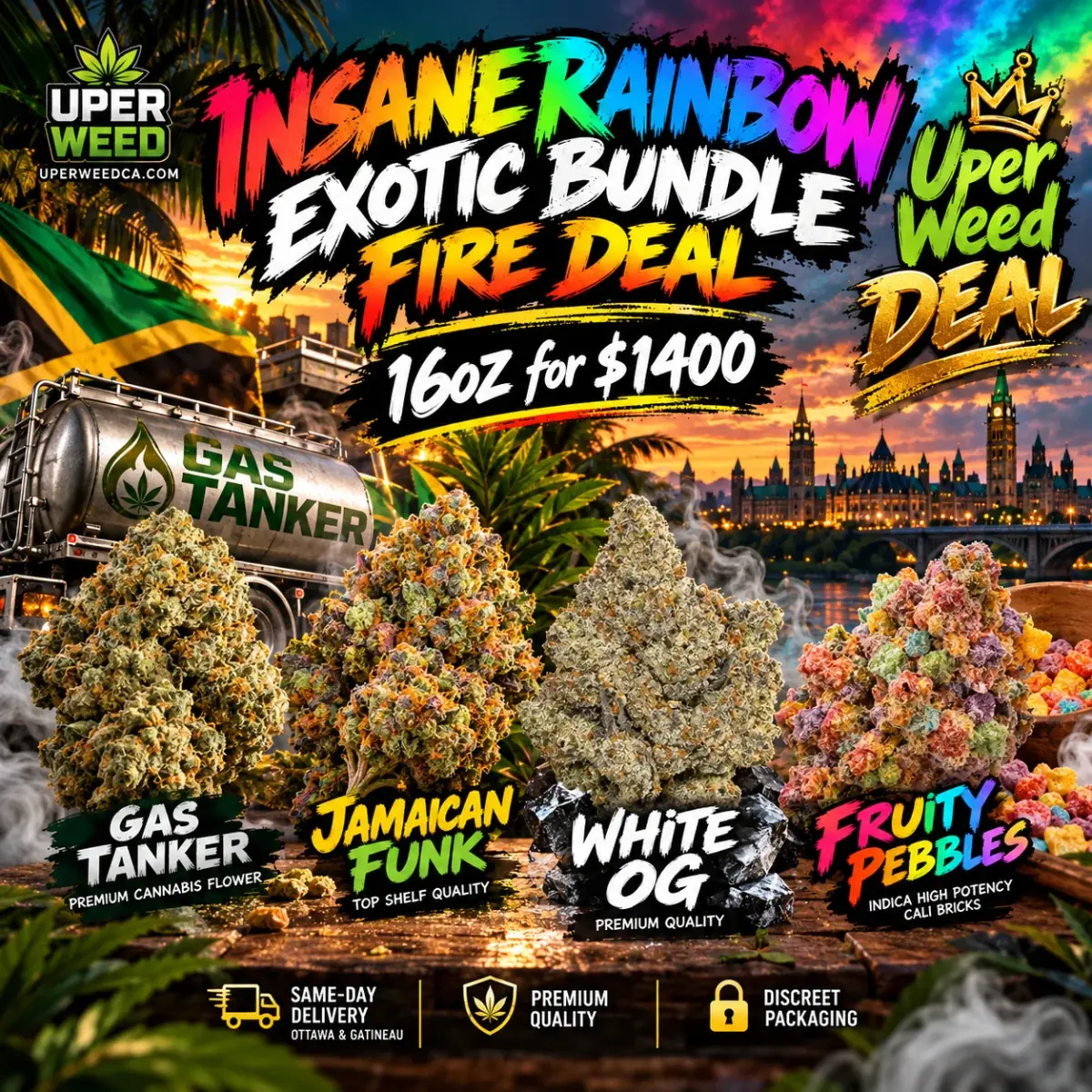 INSANE RAINBOW EXOTIC BUNDLE FIRE DEAL | 16oz for $1400